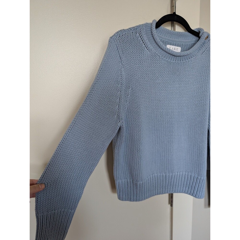 Lake Jane Sweater in Dusty Blue L - Picture 6 of 7